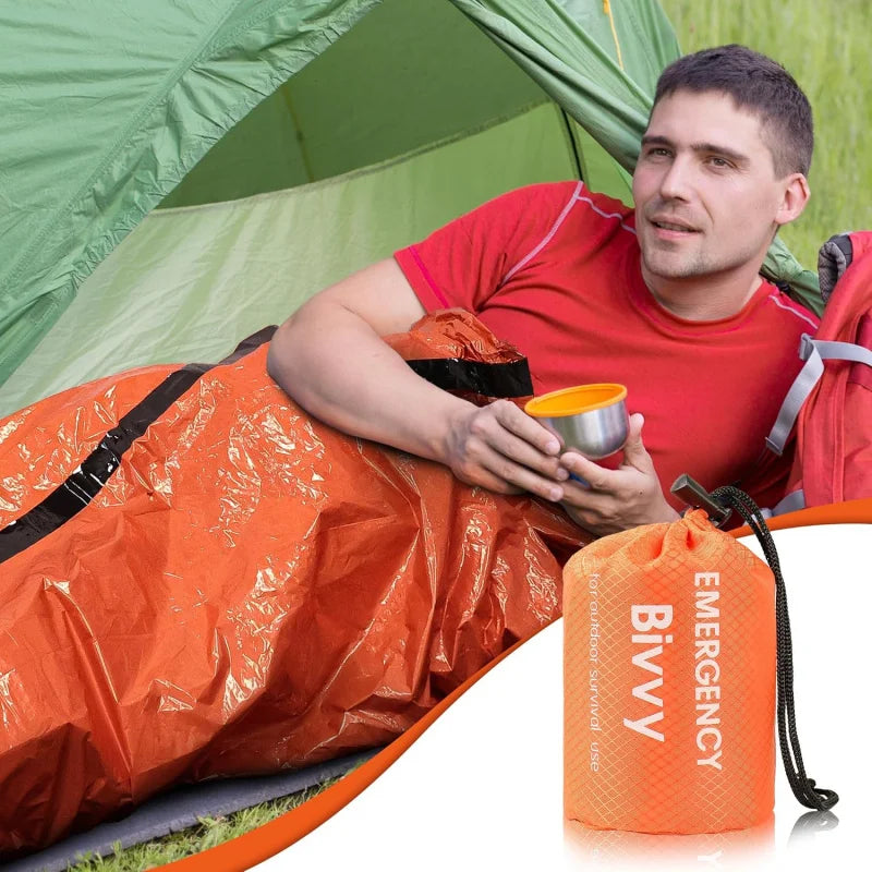 Emergency Thermal Sleeping Bag- Waterproof Survival Blanket